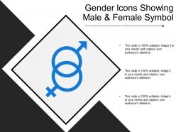 Gender icons showing male and female symbol