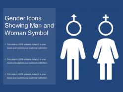Gender icons showing man and woman symbol