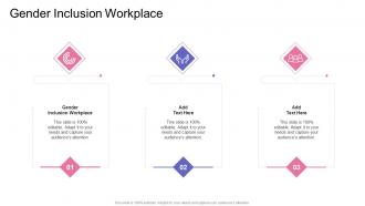 Gender Inclusion Workplace In Powerpoint And Google Slides Cpb