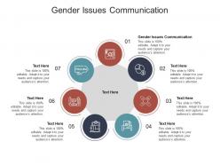 Gender issues communication ppt powerpoint presentation layouts summary cpb