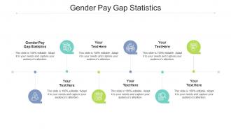 Gender pay gap statistics ppt powerpoint presentation model influencers cpb