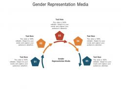Gender representation media ppt powerpoint presentation professional background image cpb