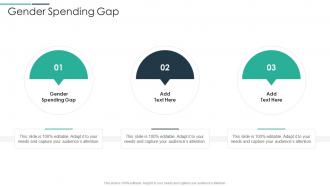 Gender Spending Gap In Powerpoint And Google Slides Cpb