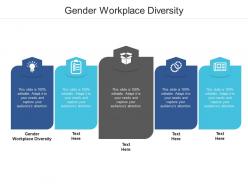 Gender workplace diversity ppt powerpoint presentation outline designs cpb