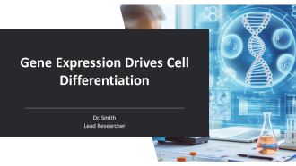 Gene Expression Drives Cell Differentiation PPT Graphics AT