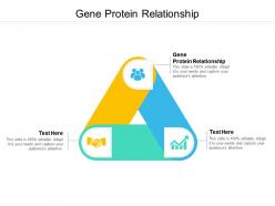 Gene protein relationship ppt powerpoint presentation infographic template show cpb