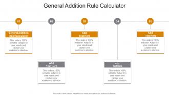General Addition Rule Calculator In Powerpoint And Google Slides Cpb