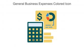 General Business Expenses Colored Icon In Powerpoint Pptx Png And Editable Eps Format