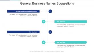 General Business Names Suggestions In Powerpoint And Google Slides Cpb