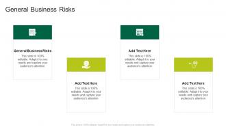 General Business Risks In Powerpoint And Google Slides Cpb