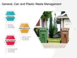 General can and plastic waste management