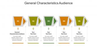 General characteristics audience ppt powerpoint presentation infographics maker cpb