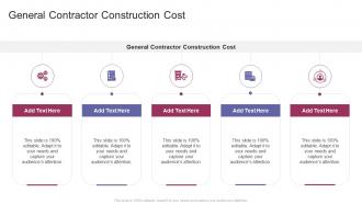 General Contractor Construction Cost In Powerpoint And Google Slides Cpb