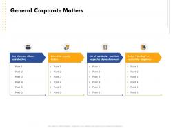 General corporate matters current officers ppt powerpoint presentation slides