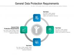 General data protection requirements ppt powerpoint presentation infographics layout cpb