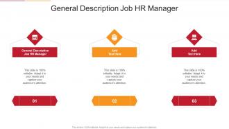 General Description Job HR Manager In Powerpoint And Google Slides Cpb
