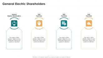 General Electric Shareholders In Powerpoint And Google Slides Cpb