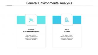 General environmental analysis ppt powerpoint presentation portfolio cpb