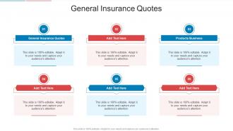General Insurance Quotes In Powerpoint And Google Slides Cpb