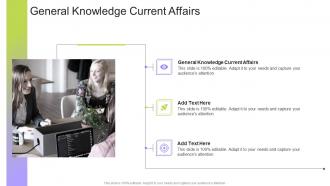 General Knowledge Current Affairs In Powerpoint And Google Slides Cpb