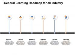 General learning roadmap for all industry ppt powerpoint objects