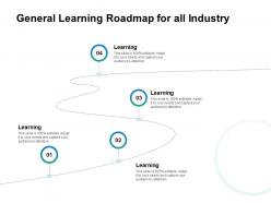 General learning roadmap for all industry timelines ppt powerpoint presentation gallery grid