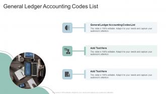 General Ledger Accounting Codes List In Powerpoint And Google Slides Cpb