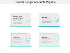 General ledger accounts payable ppt powerpoint presentation pictures aids cpb