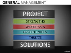General Management Powerpoint Presentation Slides DB