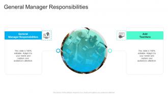 General Manager Responsibilities In Powerpoint And Google Slides Cpb