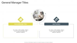General Manager Titles In Powerpoint And Google Slides Cpb