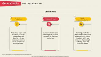 General Mills Core Competencies Global Ready To Eat Food Market Part 2