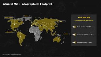 General Mills Geographical Footprints Frozen Foods Detailed Industry Report Part 2