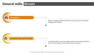 General Mills Threats Rte Food Industry Report Part 1 Ppt Show Graphics Tutorials