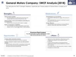 General motors company profile overview financials and statistics from 2014-2018