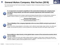General Motors Company Risk Factors 2018