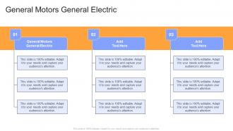 General Motors General Electric In Powerpoint And Google Slides Cpb