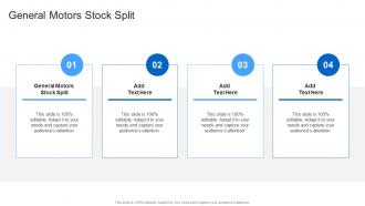 General Motors Stock Split In Powerpoint And Google Slides Cpb