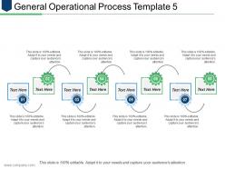 General operational process template 5 ppt model guide