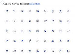 General service proposal icons slide ppt powerpoint presentation professional icons