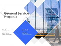 General service proposal powerpoint presentation slides