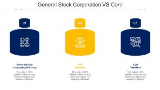 General Stock Corporation VS Corp Ppt Powerpoint Presentation Styles Picture Cpb
