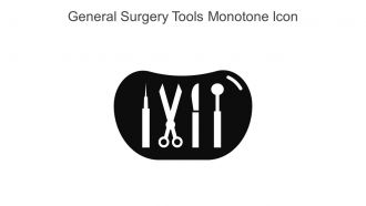 General Surgery Tools Monotone Icon In Powerpoint Pptx Png And Editable Eps Format