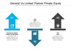 General vs limited partner private equity ppt powerpoint presentation summary example cpb