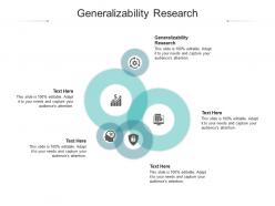 Generalizability research ppt powerpoint presentation pictures backgrounds cpb