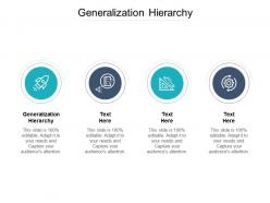 Generalization hierarchy ppt powerpoint presentation show brochure cpb
