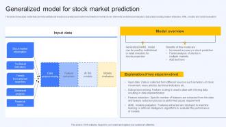 Generalized Model For Stock Market Prediction Ai Finance Use Cases AI SS V