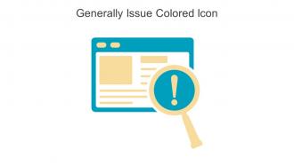Generally Issue Colored Icon In Powerpoint Pptx Png And Editable Eps Format
