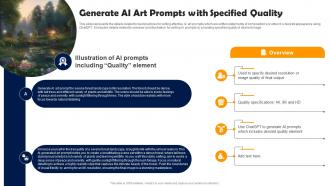 Generate AI Art Prompts With Specified Integrating CHATGPT With AI Generator Tools CHATGPT SS V