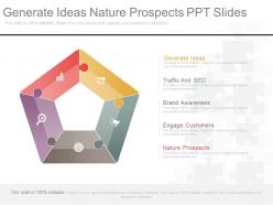 Generate ideas nature prospects ppt slides